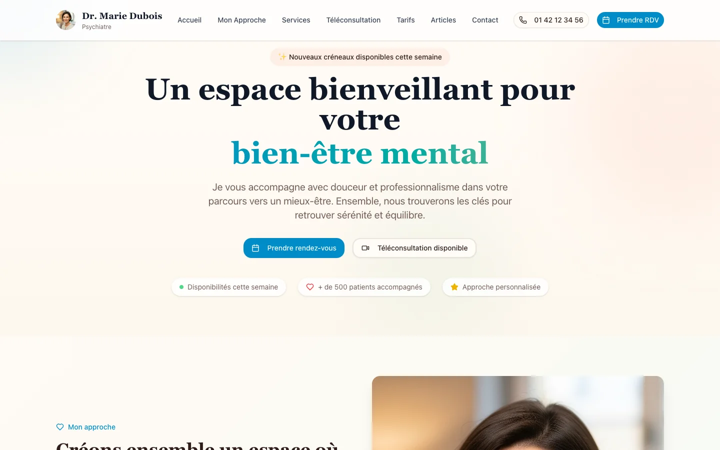 Esprit & Bien-être - Cabinet de Psychiatrie desktop preview