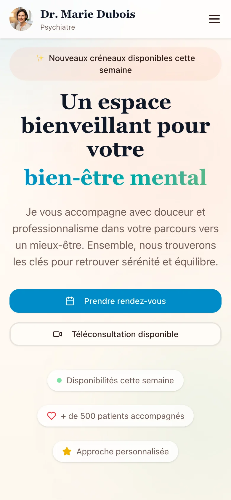 Esprit & Bien-être - Cabinet de Psychiatrie preview